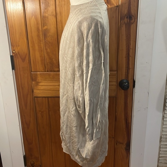 Baracuta Men’s Tan Beige Short Sleeve Pullover knit  Sweater 3XL NWOT - Picture 2 of 7